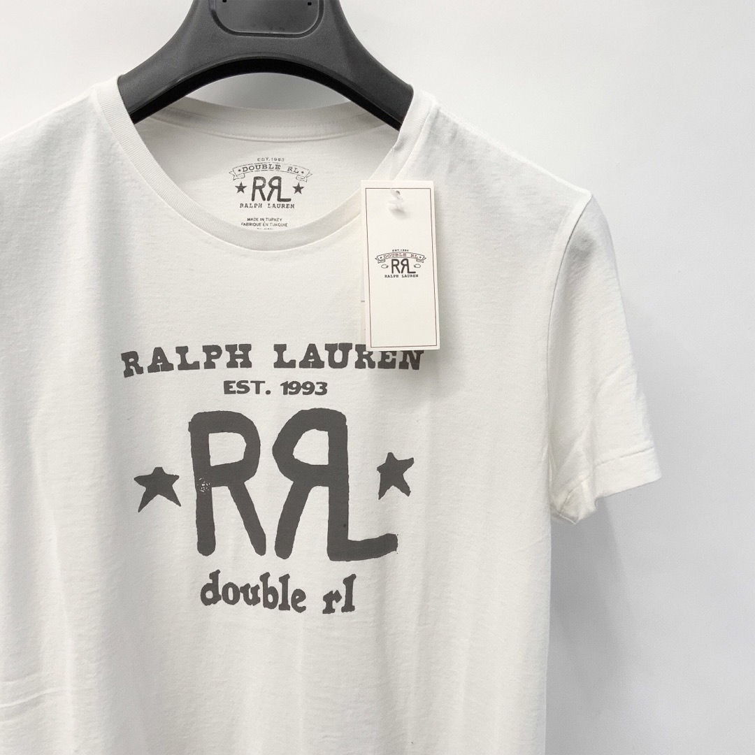 新品 RRLダブルアールエル ラルフローレン ロゴ Tシャツ 半袖 XSサイズ