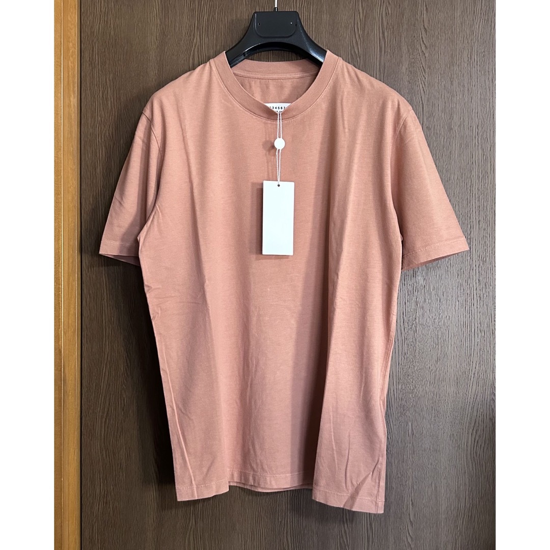 S新品 メゾン マルジェラ レギュラー コットン Tシャツ 半袖 ダスティピンク