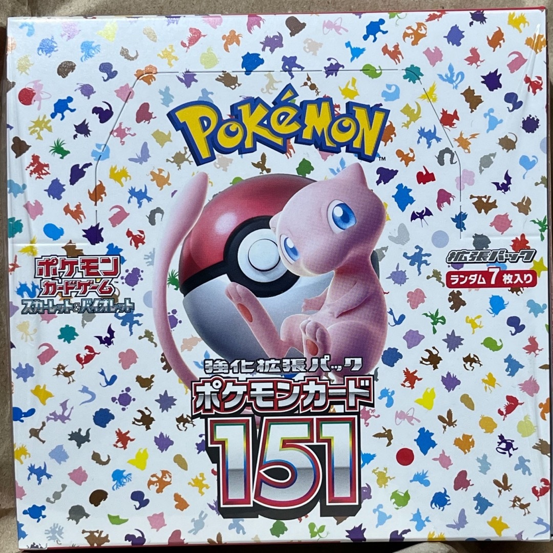 室内搬入設置無料 ポケモンカード151 シュリンク付きBOX 【新品\u0026