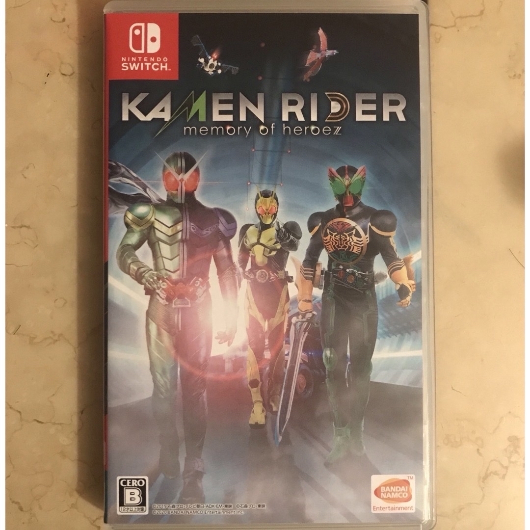 仮面ライダー　スイッチ　KAMENRIDER memory of heroez エンタメ/ホビーのゲームソフト/ゲーム機本体(家庭用ゲームソフト)の商品写真