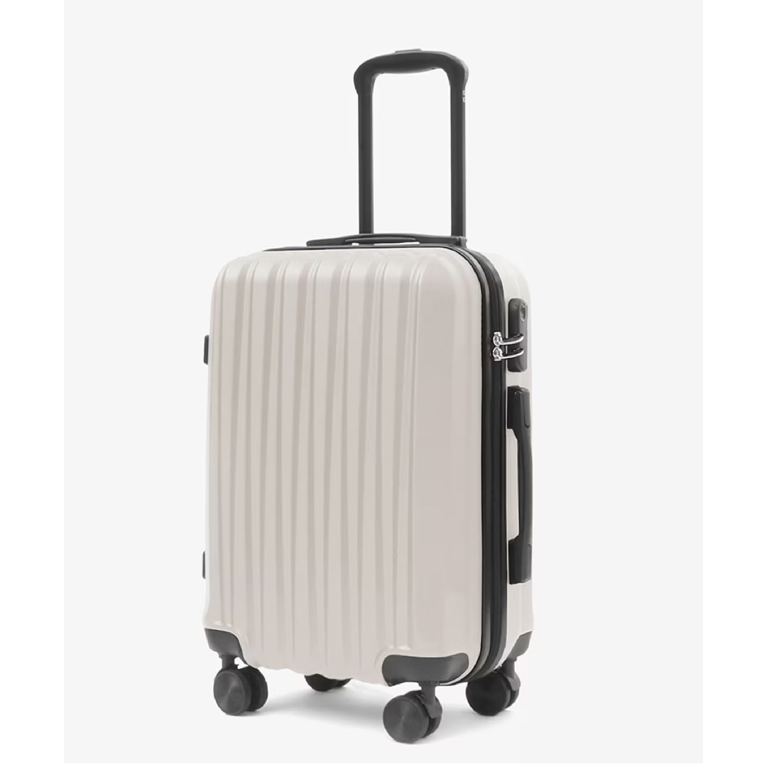 スーツケース　キャリーバッグ　アイボリー Sサイズ レディースのバッグ(スーツケース/キャリーバッグ)の商品写真