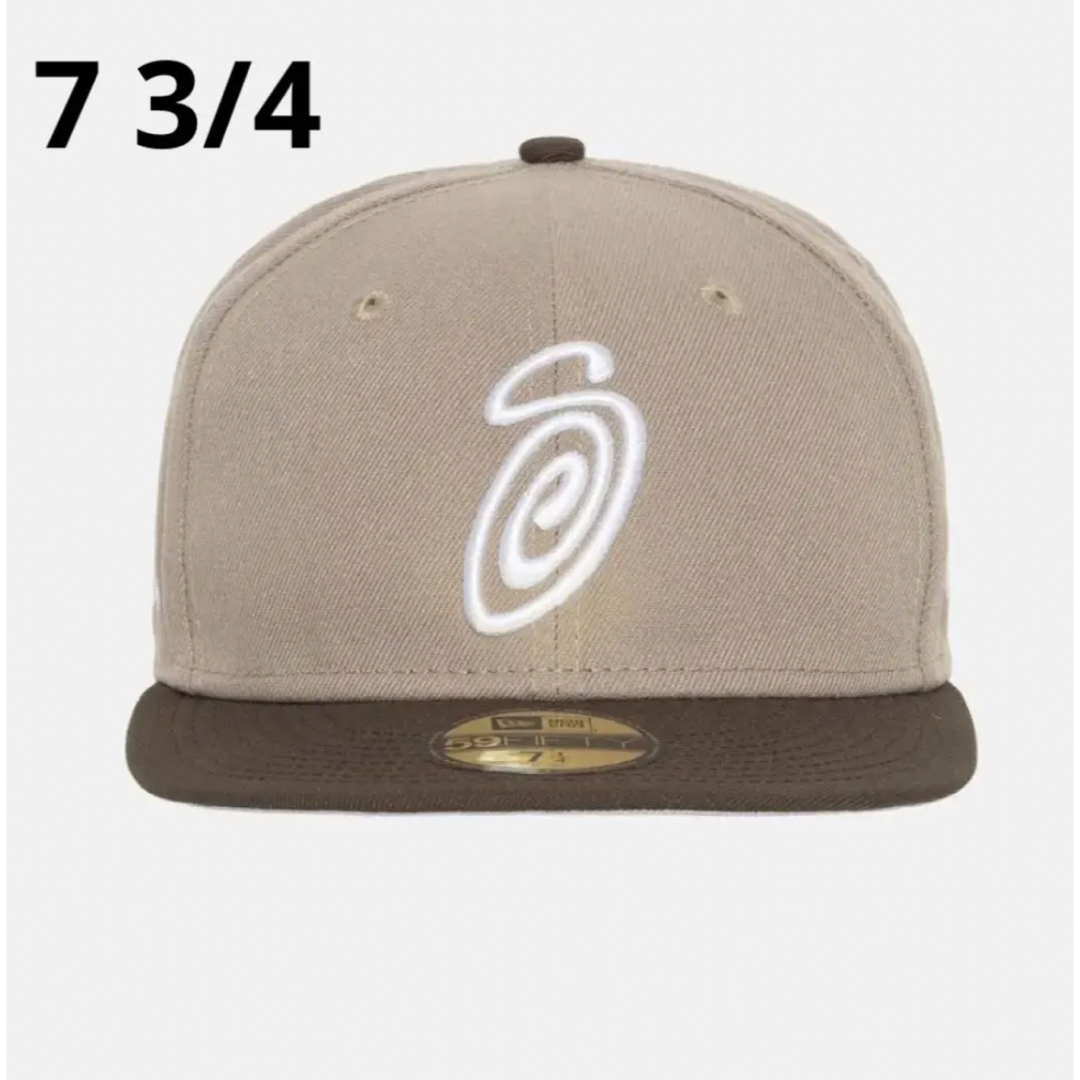 stussy CURLY S 59FIFTY NEW ERA  7 3/4 新品