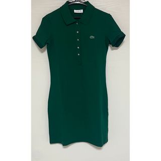 ラコステ(LACOSTE)のLACSTE ラコステ ポロシャツドレス (半袖)(ひざ丈ワンピース)