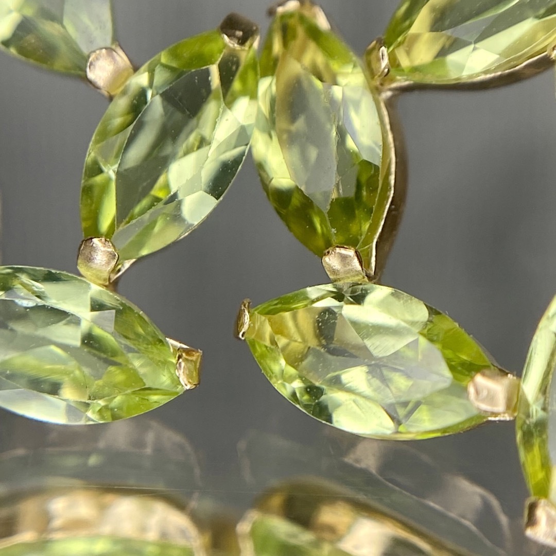 天然 ペリドット ピアス 計2.00ct K18 | and1collectables.com.au