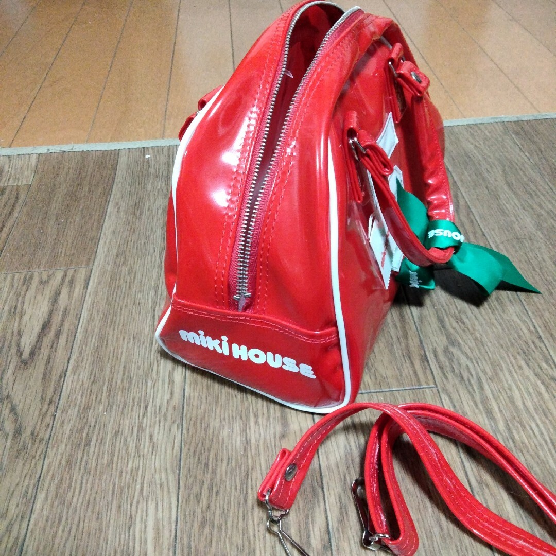 mikihouse(ミキハウス)のMIKIHOUSE　レトロスポーツバッグ小 キッズ/ベビー/マタニティのこども用バッグ(トートバッグ)の商品写真