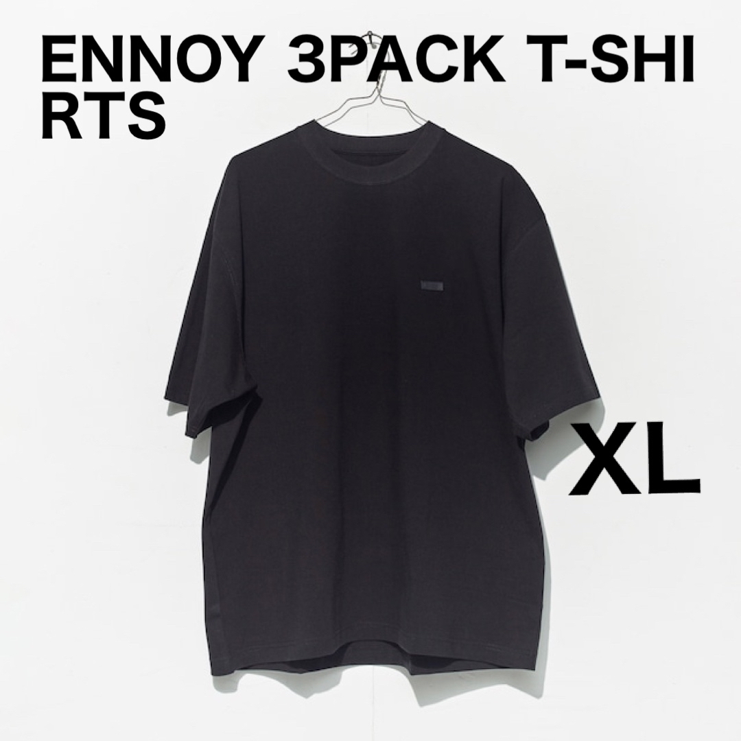 1LDK SELECT - ENNOY 3PACK T-SHIRTS (BLACK) XLの通販 by t|ワンエル