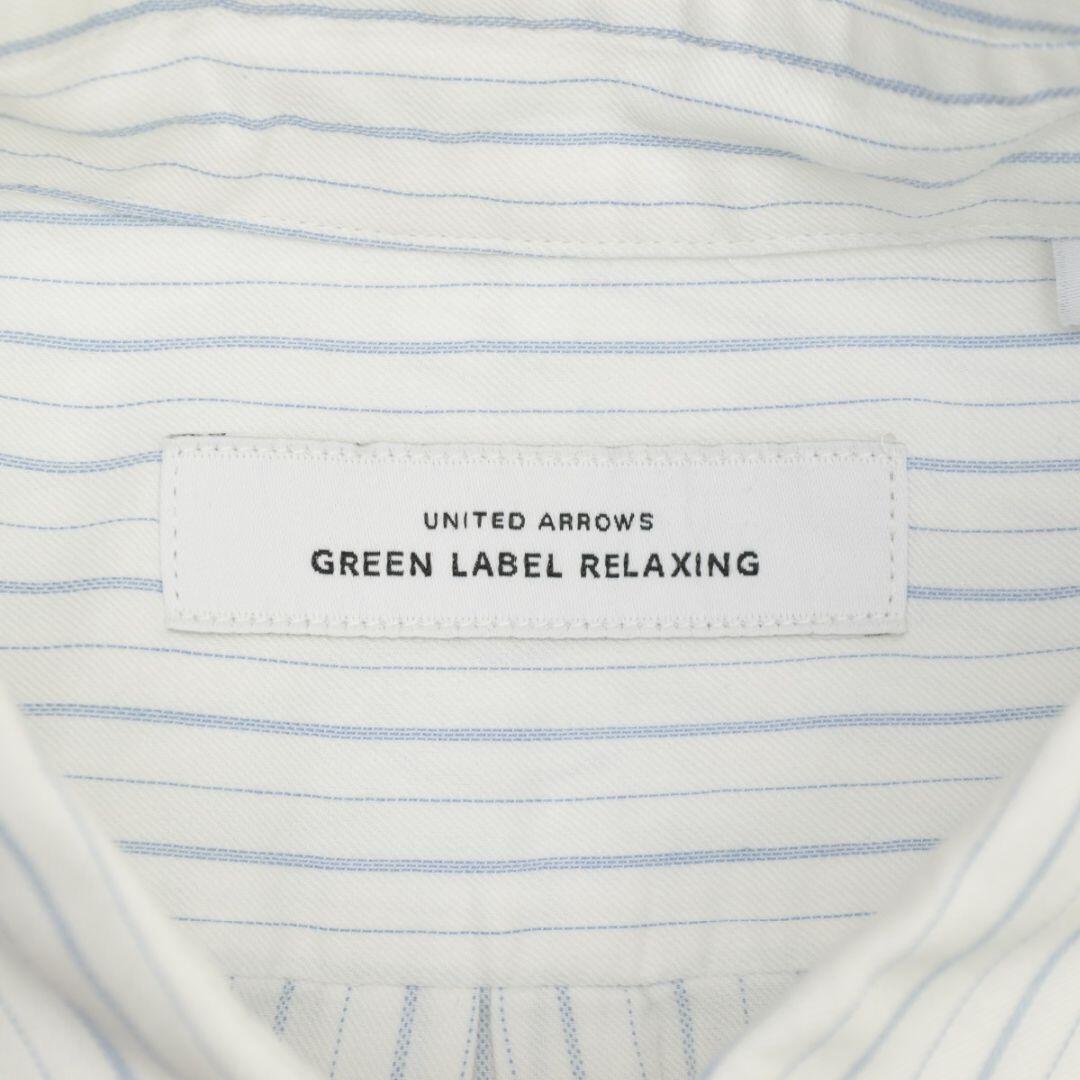 UNITED ARROWS green label relaxing(ユナイテッドアローズグリーンレーベルリラクシング)の【UAGreenLabelRelaxing】C起毛ツイル ストライプBIGシャツ メンズのトップス(シャツ)の商品写真