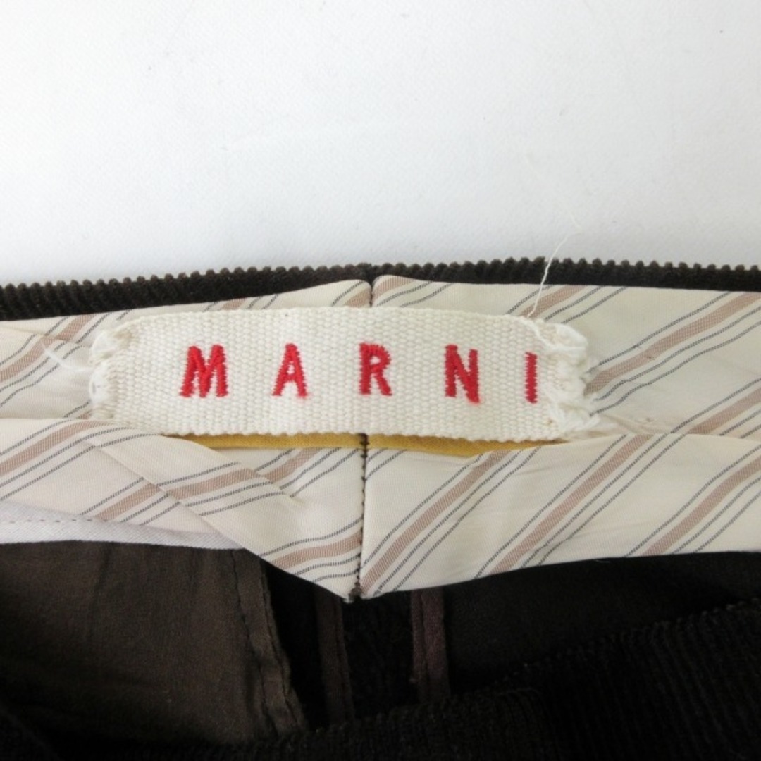 Marni(マルニ)のマルニ MARNI コーデュロイ ワークパンツ フレアパンツ ブラウン 40 レディースのパンツ(ワークパンツ/カーゴパンツ)の商品写真