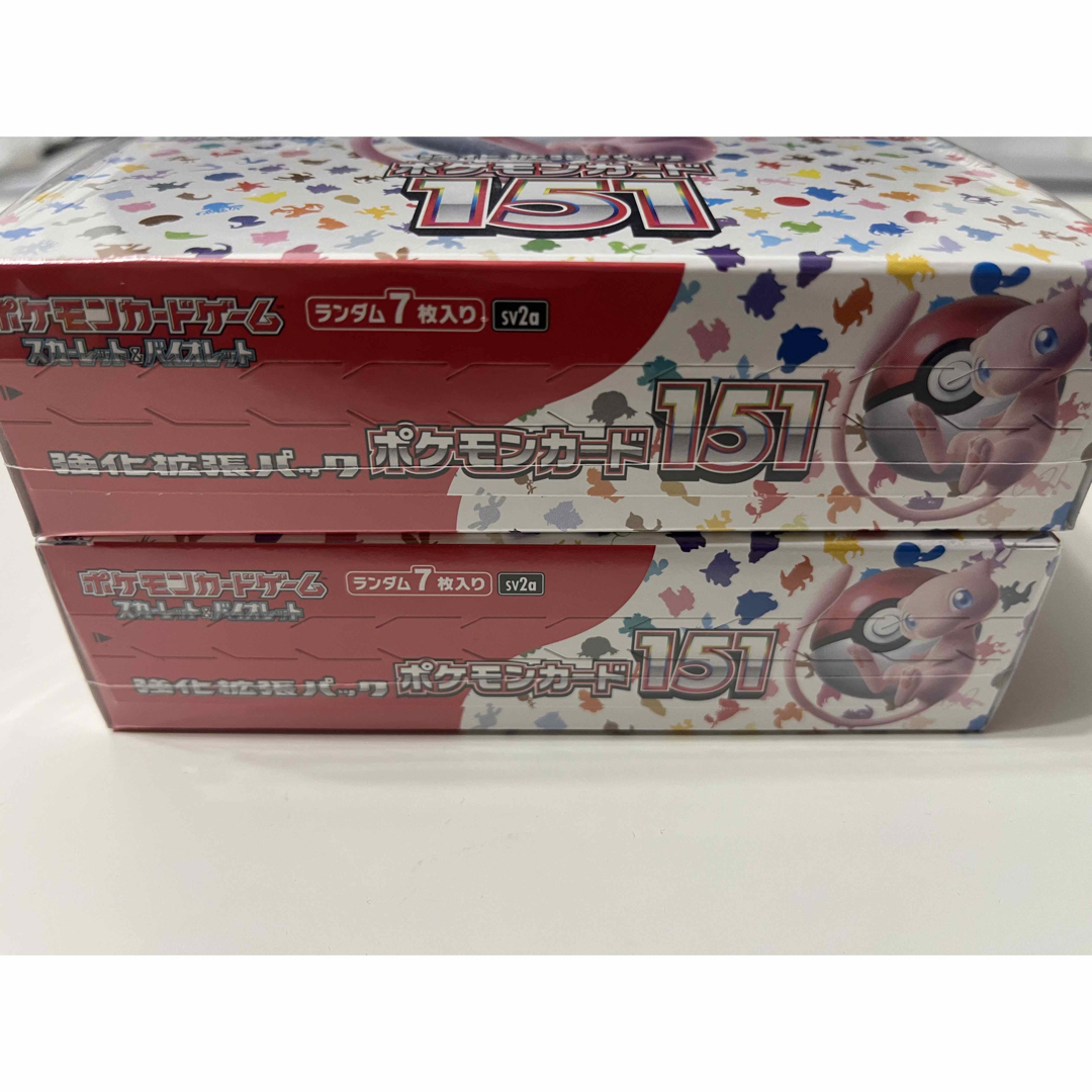 ポケモンカード151  BOX シュリンク付き　2箱セット