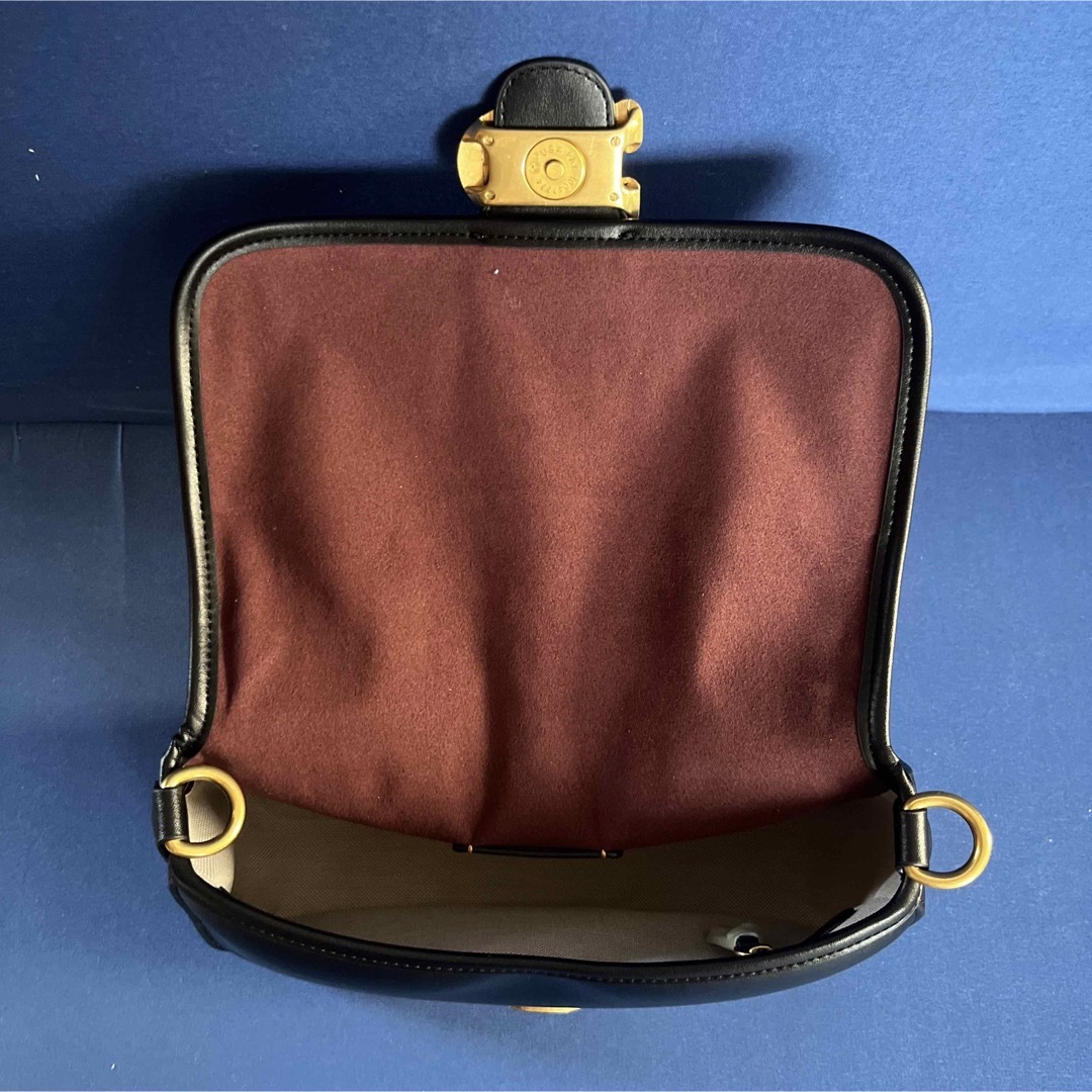 COACHコーチ ソフトタビーショルダーバッグ クロスボディ ブラック 2WAY