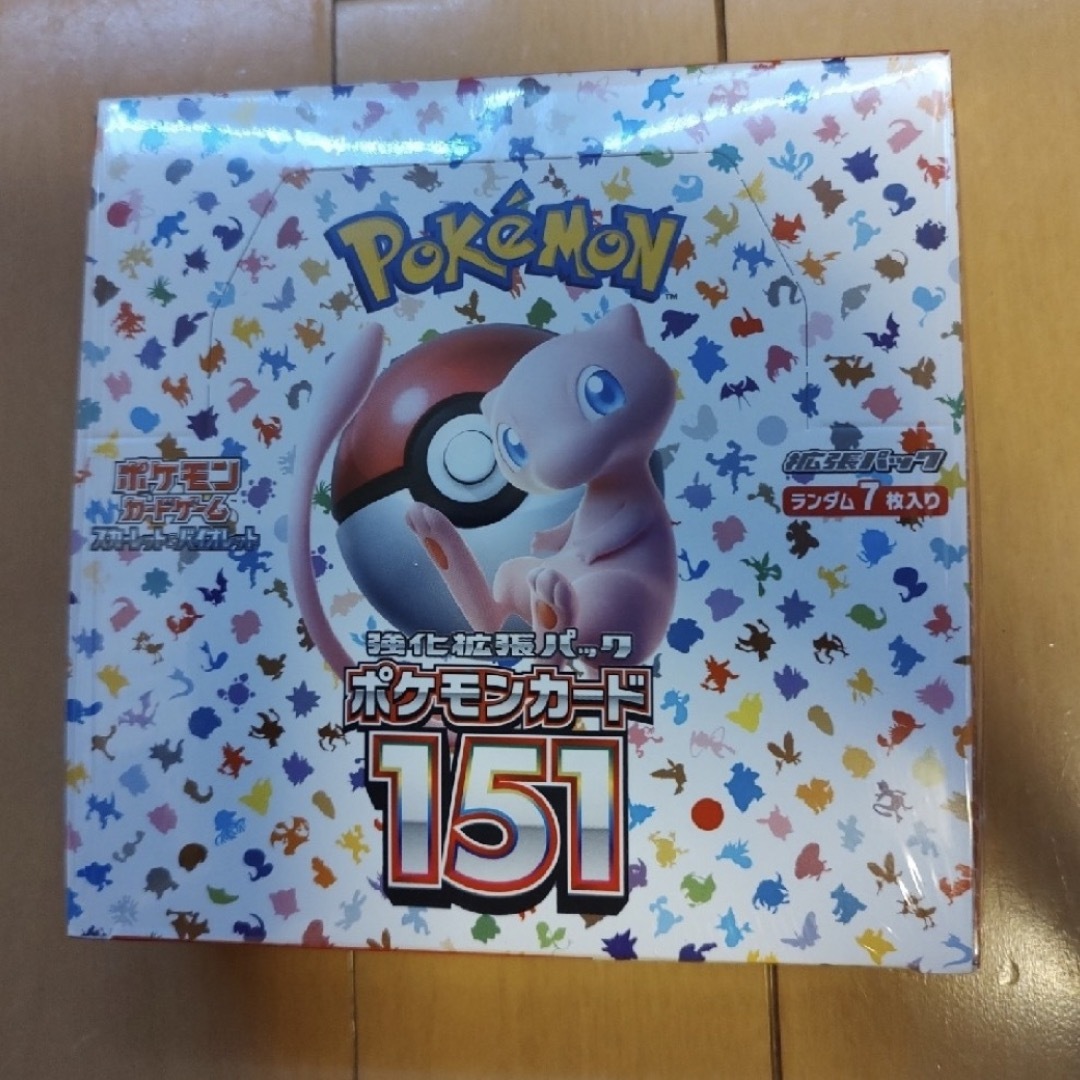 ポケモンカード151 1box シュリンク付き