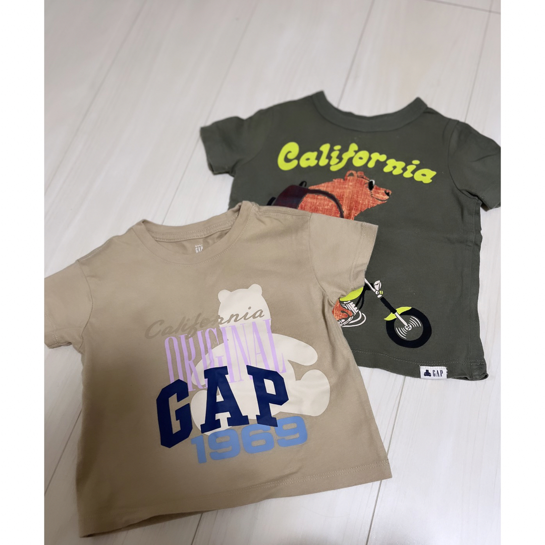 GAP Kids(ギャップキッズ)のギャップTシャツ　2枚セット キッズ/ベビー/マタニティのベビー服(~85cm)(Ｔシャツ)の商品写真