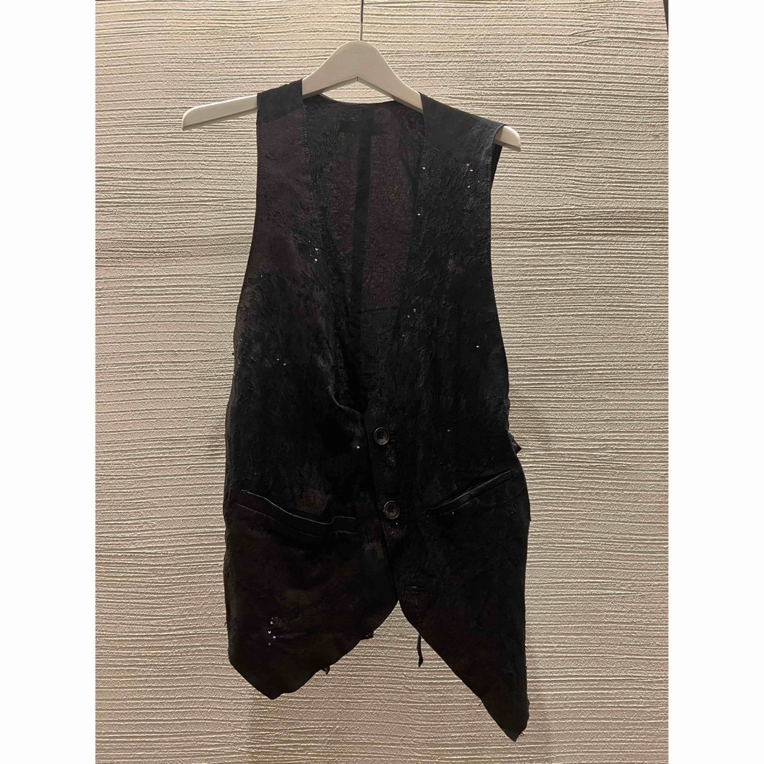 ifsixwasnine  slip vest レザー　ジレ　ベスト　メンズ2