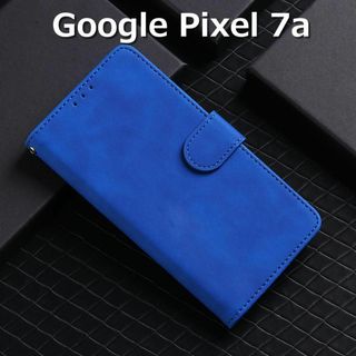 グーグルピクセル(Google Pixel)のGoogle Pixel7a ケース 手帳 ブルー(Androidケース)