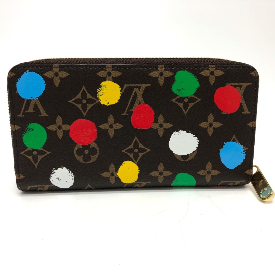 LOUIS VUITTON(ルイヴィトン)のルイヴィトン LOUIS VUITTON ジッピーウォレット M81864  モノグラム 草間彌生 長財布 モノグラムキャンバス ブラウン レディースのファッション小物(財布)の商品写真