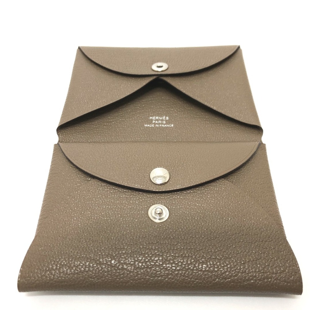 Hermes - エルメス HERMES カルヴィ デュオ 名刺入れ 二つ折り カード