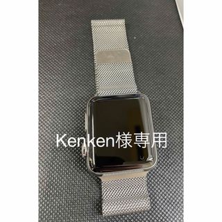 アップルウォッチ(Apple Watch)のApple Watch 3 ステンレススチール　42mm(腕時計(デジタル))