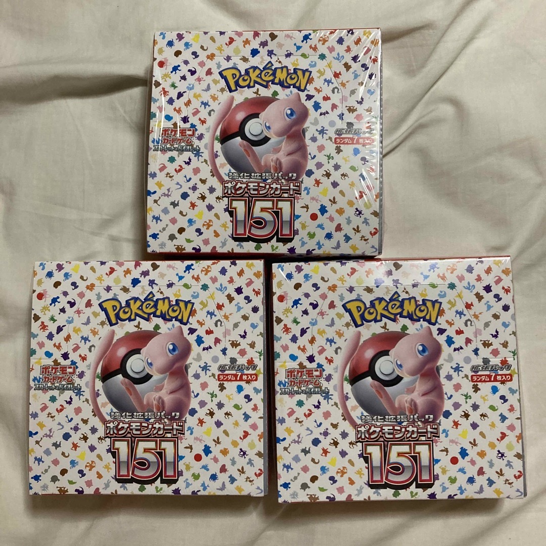 ポケモン - ポケモンカード151 3box シュリンク付きの通販 by あらい