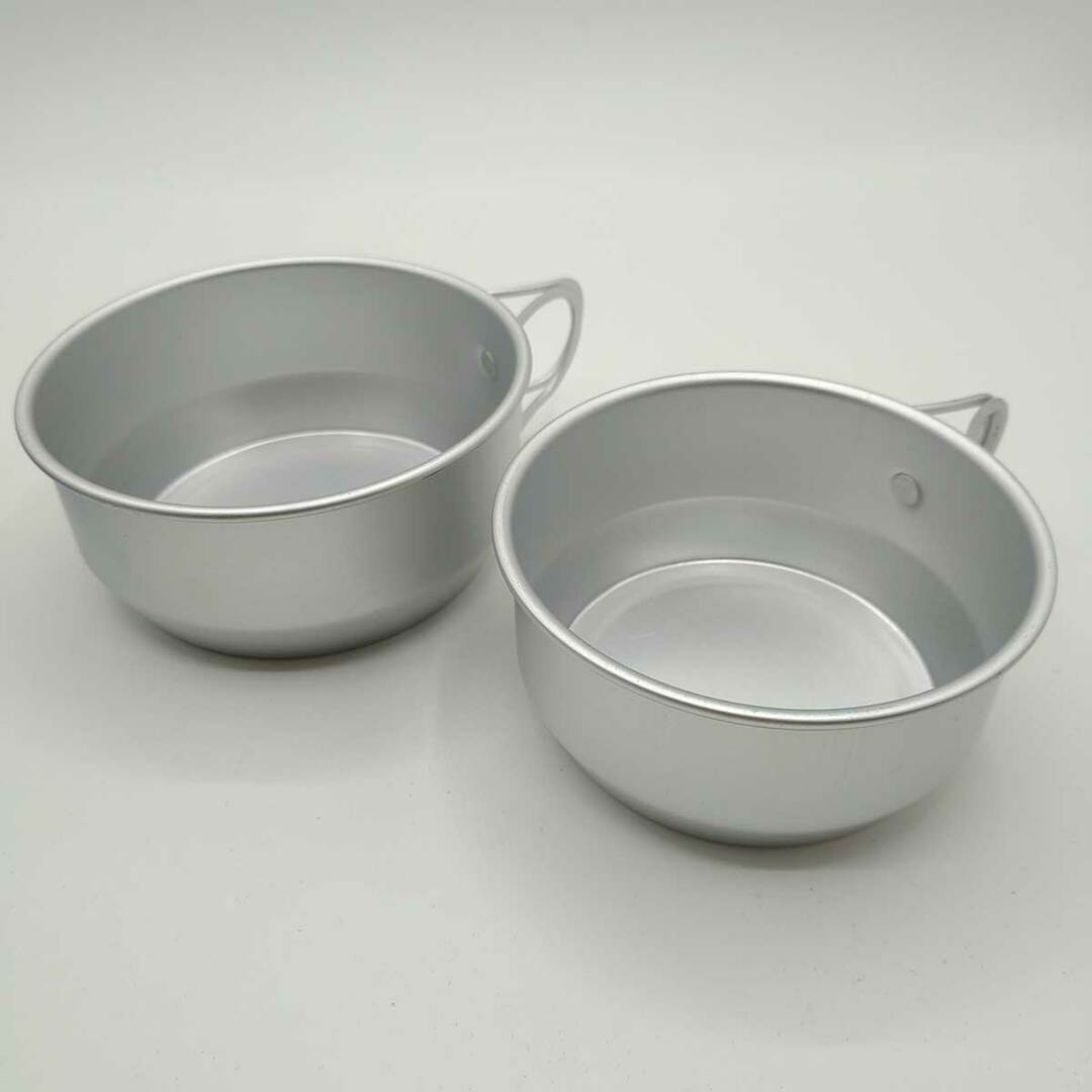EVERNEW - エバニュー アルミニウム 3食器 ハンドル付き クッカー