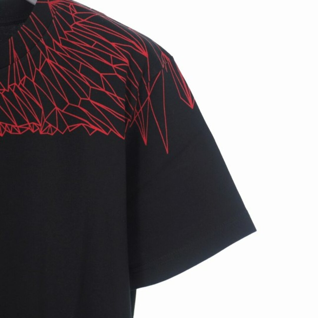 MARCELO BURLON(マルセロブロン)のマルセロバーロン レッド ウィングス プリント Tシャツ カットソー XL 黒 メンズのトップス(Tシャツ/カットソー(半袖/袖なし))の商品写真