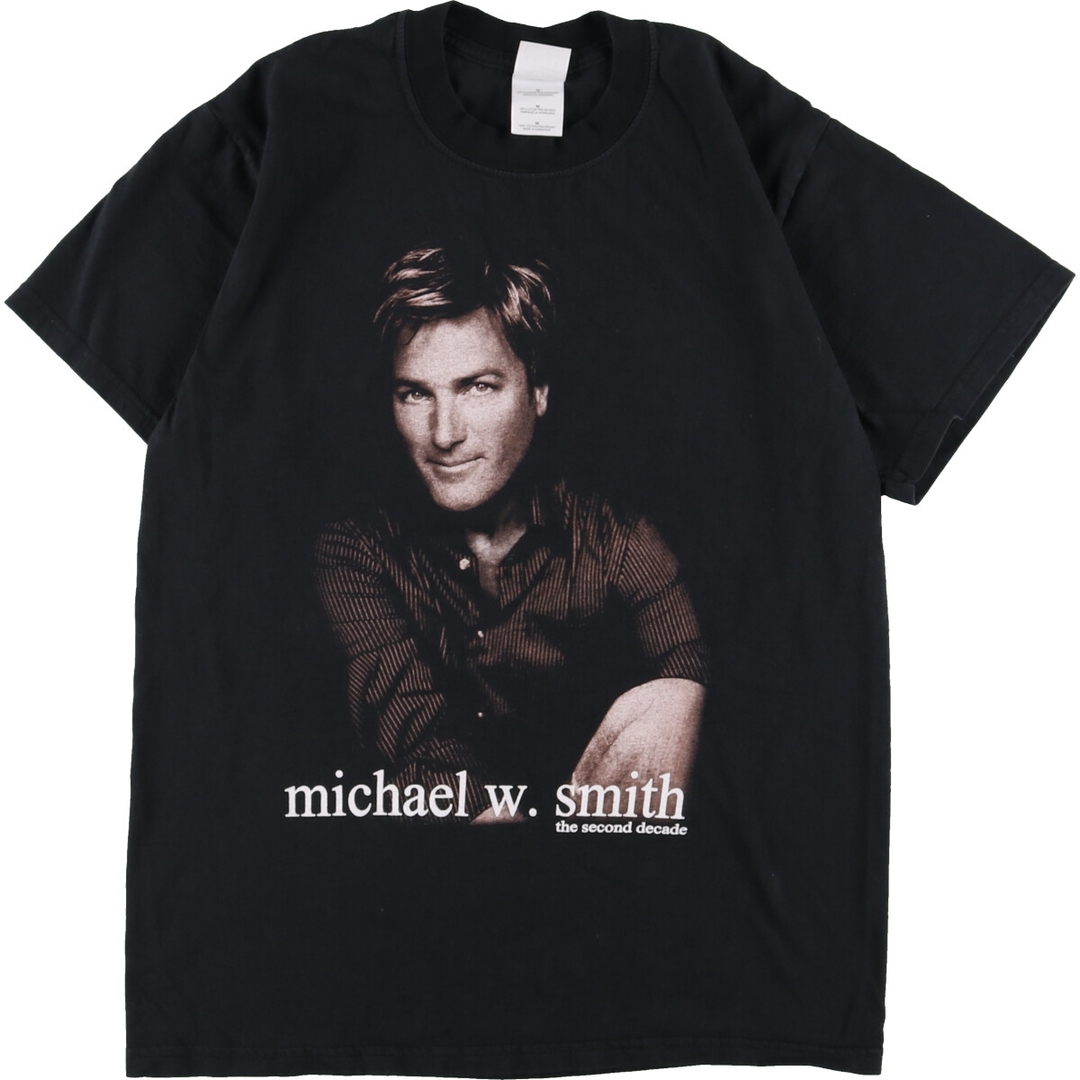 00年代 ギルダン GILDAN MICHAEL W. SMITH マイケルスミス 2003 TOUR 両面プリント バンドTシャツ バンT メンズS /eaa343260665cm身幅