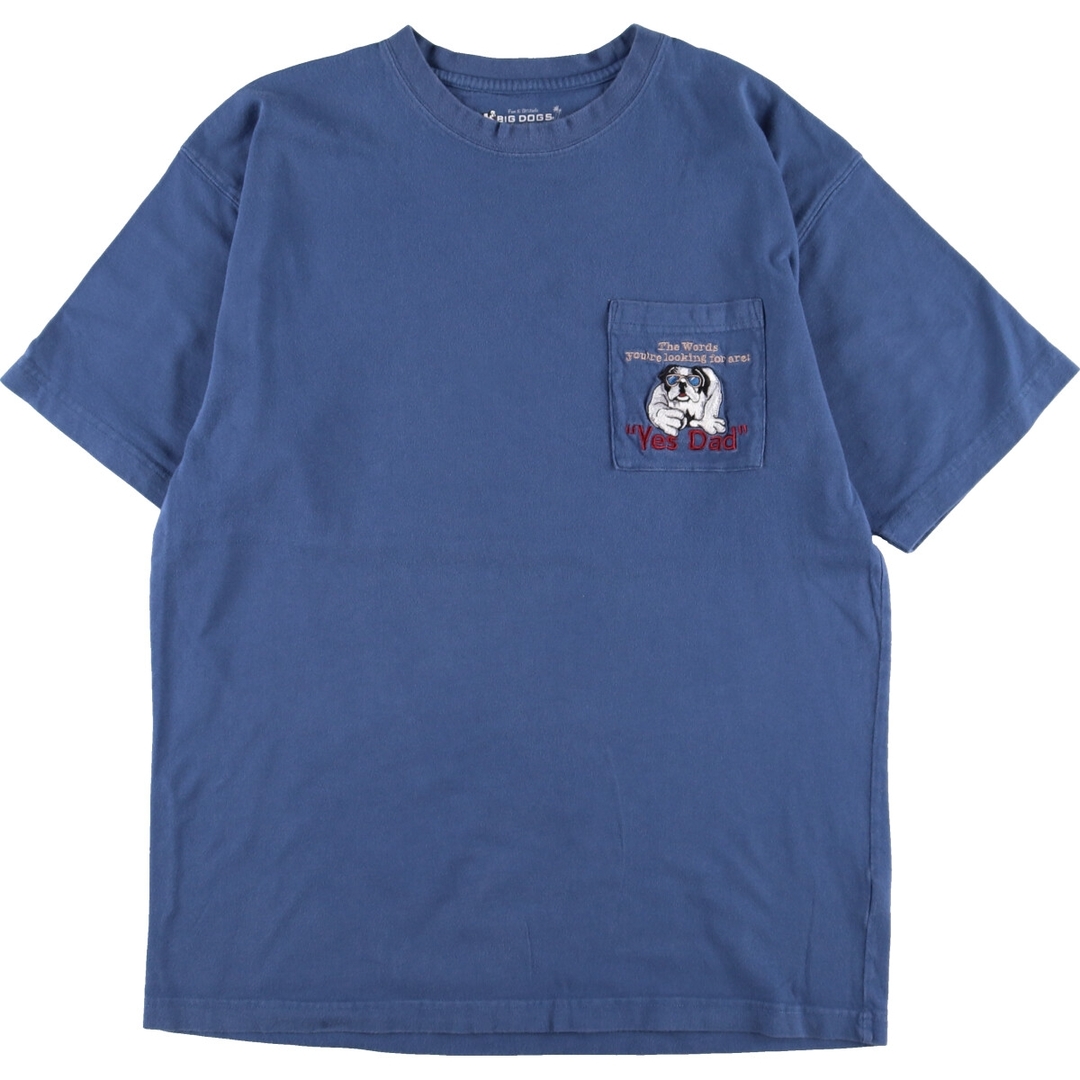 BIG DOGS 刺繍Tシャツ メンズL /eaa345546