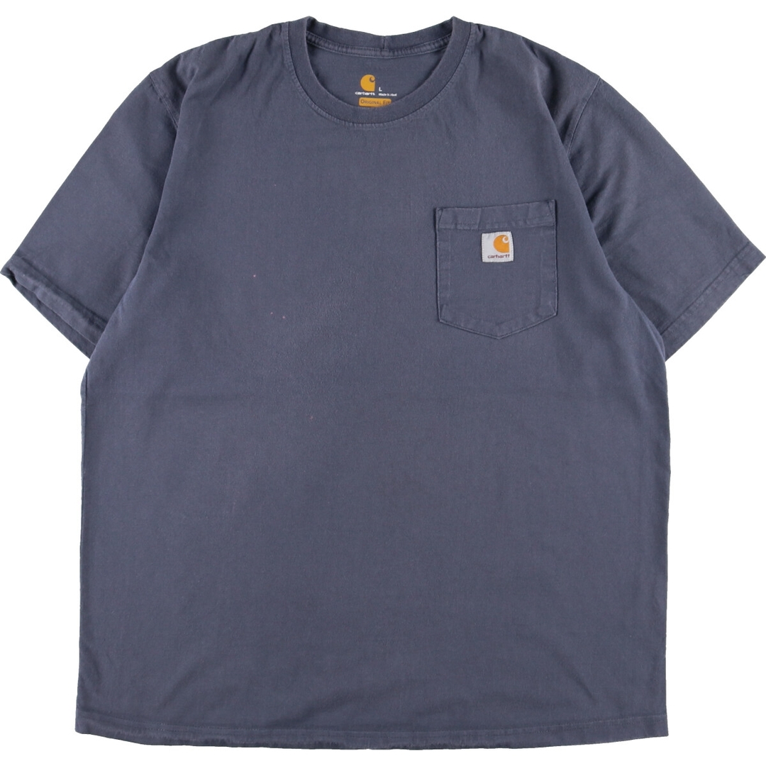 カーハート Carhartt ORIGINAL FIT 半袖 ワンポイントロゴポケットTシャツ メンズL /eaa345555