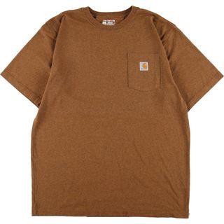 カーハート(carhartt)の古着 カーハート Carhartt Loose Fit 半袖 ワンポイントロゴポケットTシャツ メンズXL /eaa345549(Tシャツ/カットソー(半袖/袖なし))