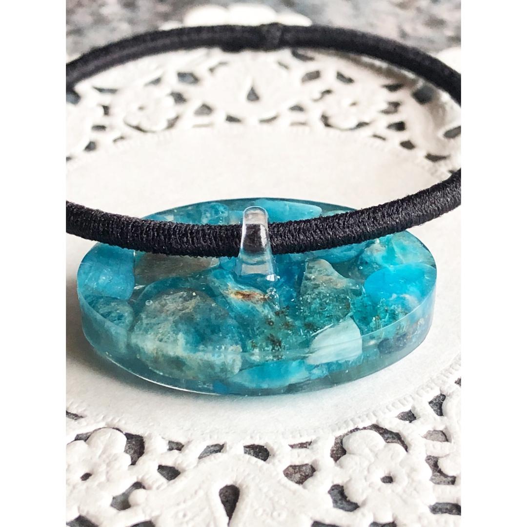 maimai様】アクアマリン、カイヤナイトヘアゴムの通販 by Riem's shop