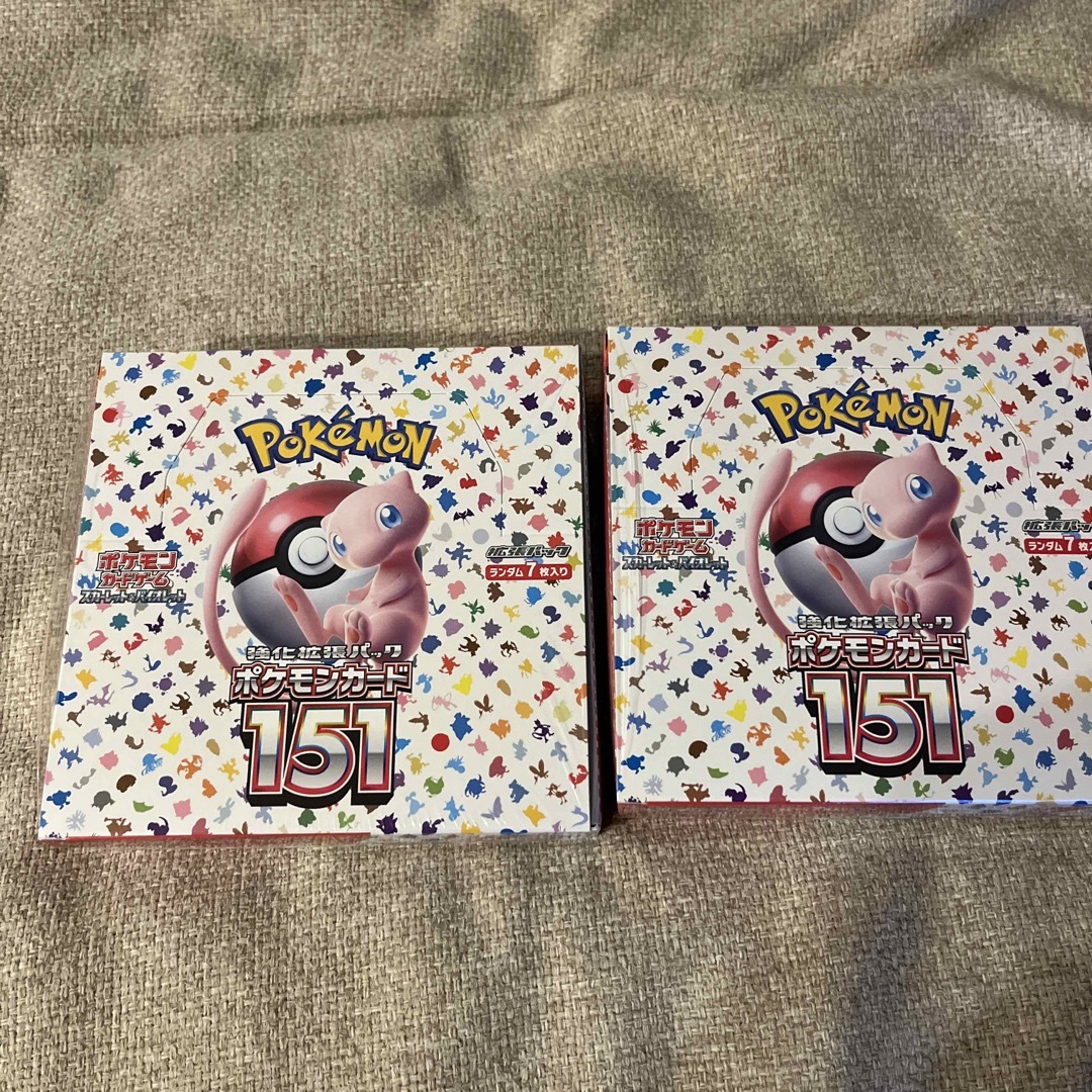 【ポケモンカード】151 シュリンク付き　2box