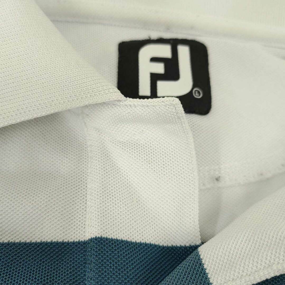 FootJoy(フットジョイ)のフットジョイ ゴルフ 半袖 ボタンダウン ポロシャツ L メンズ FootJoy スポーツ/アウトドアのゴルフ(ウエア)の商品写真