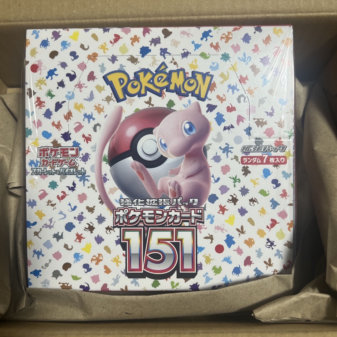 【新品・未開封】ポケモンカード 151 強化拡張パック シュリンク付き 1BOX