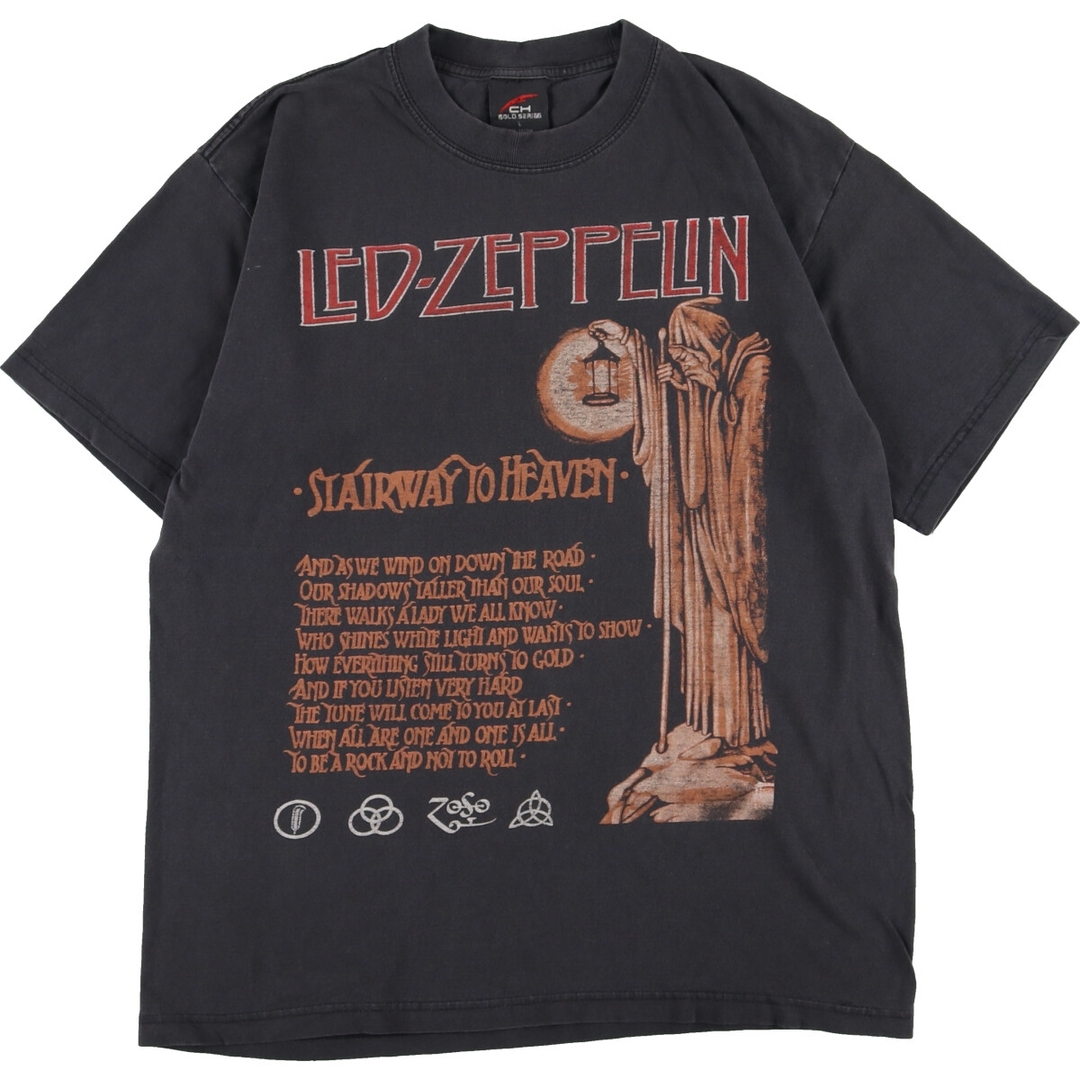 CH GOLD SELIES LED ZEPPELIN レッドツェッペリン バンドTシャツ バンT メンズL /eaa345798