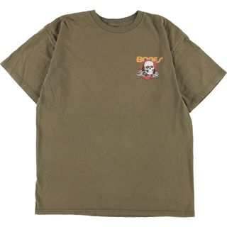 古着 両面プリント プリントTシャツ メンズM /eaa345554(Tシャツ/カットソー(半袖/袖なし))