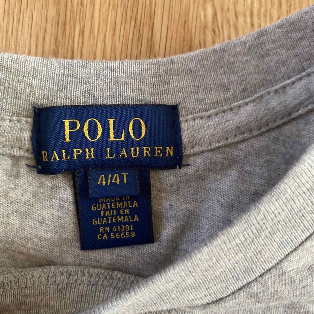 POLO RALPH LAUREN(ポロラルフローレン)のラルフローレン　ロンT 4T 新品タグ付き キッズ/ベビー/マタニティのキッズ服男の子用(90cm~)(Tシャツ/カットソー)の商品写真