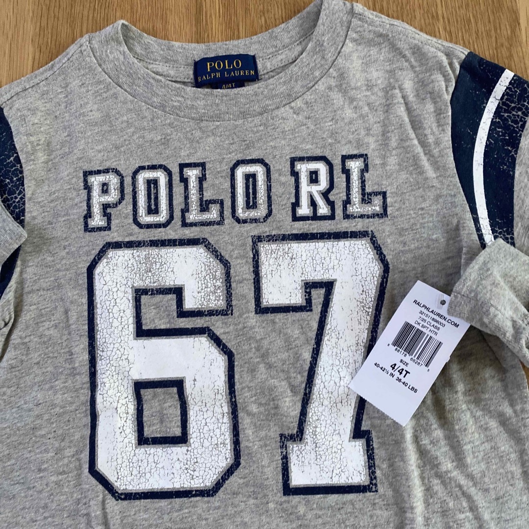 POLO RALPH LAUREN(ポロラルフローレン)のラルフローレン　ロンT 4T 新品タグ付き キッズ/ベビー/マタニティのキッズ服男の子用(90cm~)(Tシャツ/カットソー)の商品写真