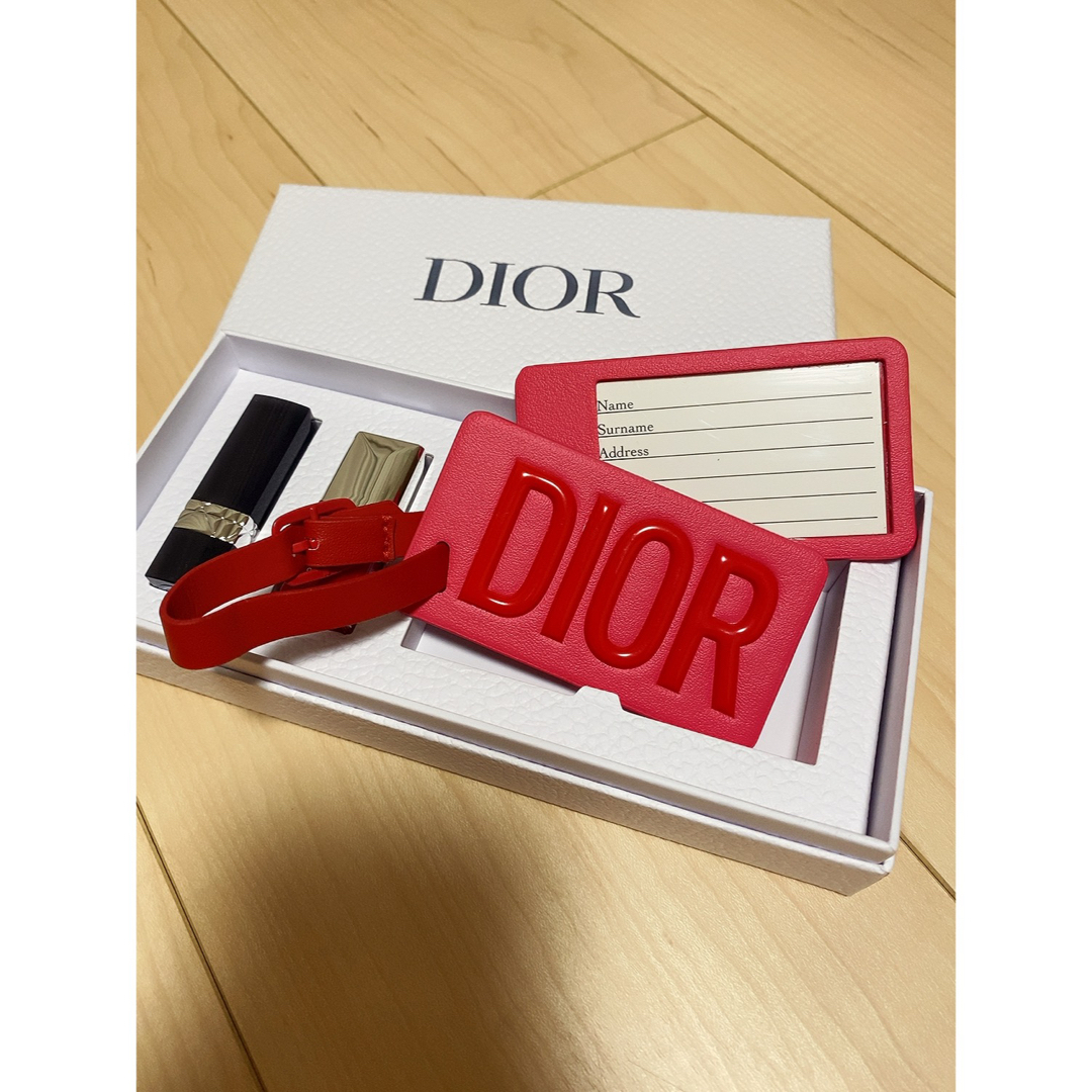 Dior(ディオール)のDIOR ノベルティ ラゲージ タグ セット コスメ/美容のコスメ/美容 その他(その他)の商品写真