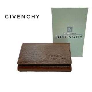 ジバンシィ(GIVENCHY)の極美品✨【GIVENCHY】メンズ ジバンシー ロゴレザー6連キーケースブラウン(キーケース)