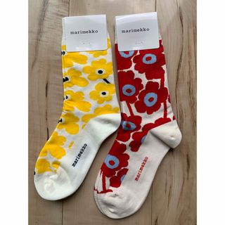 マリメッコ(marimekko)の人気柄marimekko新品　マリメッコソックス　レディース靴下【2足セット】(ソックス)