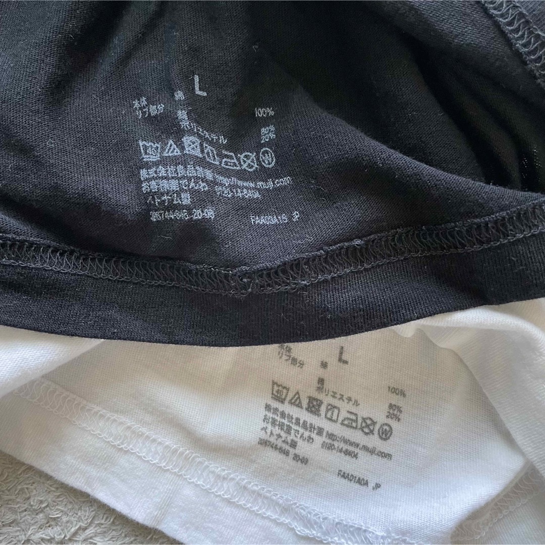 MUJI (無印良品)(ムジルシリョウヒン)の無印良品 Vネック半袖Tシャツ レディースのトップス(Tシャツ(半袖/袖なし))の商品写真