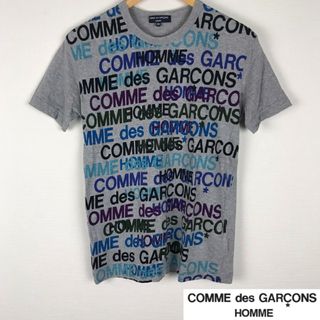 コムデギャルソン(COMME des GARCONS)の美品 コムデギャルソンオム 半袖Tシャツ グレー サイズXS(Tシャツ/カットソー(半袖/袖なし))