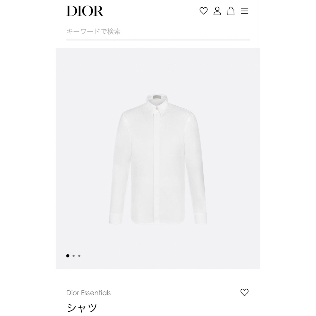 dior essential oblique シャツ