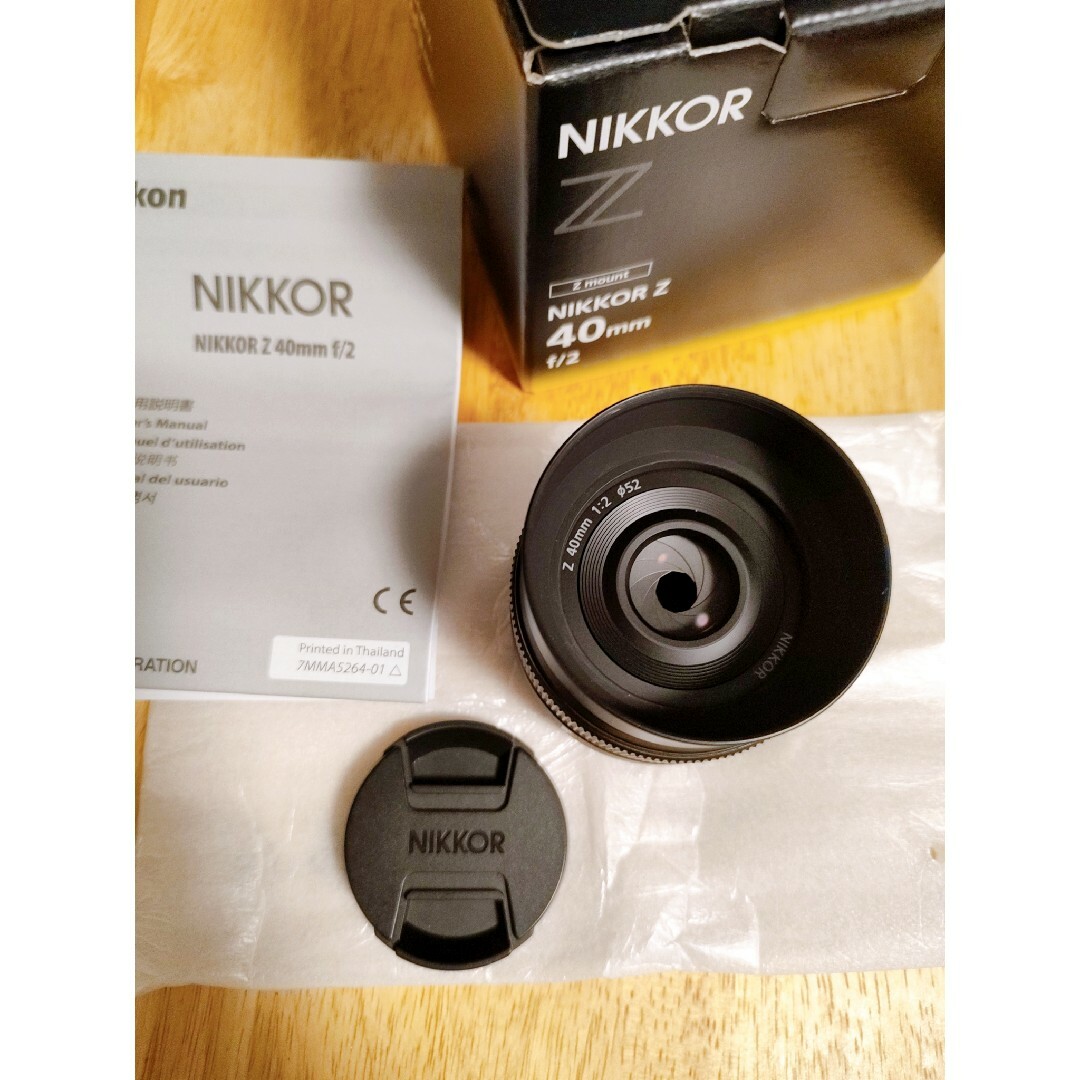 【美品】Nikon NIKKOR Z 40mm F2 フード付き