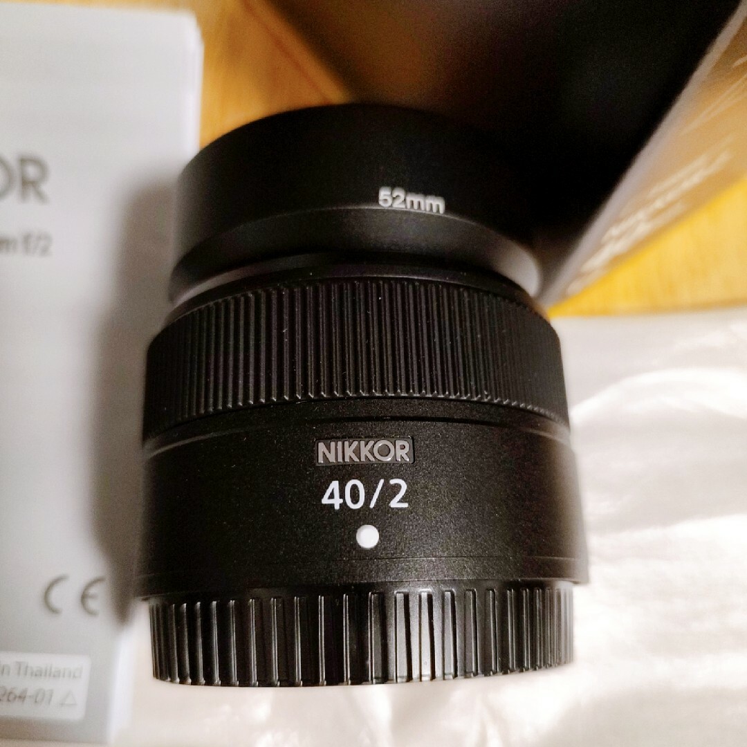 【美品】Nikon NIKKOR Z 40mm F2 フード付き 1