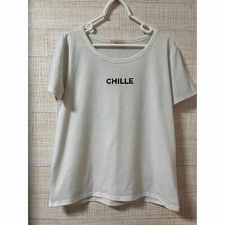 チルアナップ(CHILLE anap)のCHILLE 白Tシャツ(Tシャツ(半袖/袖なし))