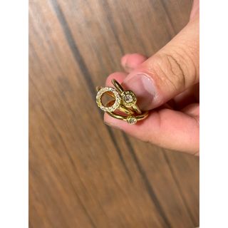 未使用保管品 コーチ 3本 セット リング 約9号 値下げ