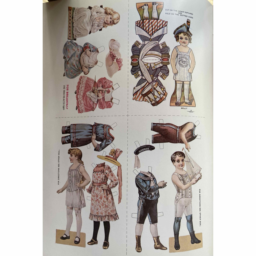 ANTIQUE  ADVERTISING PAPER DOLLS  エンタメ/ホビーの本(洋書)の商品写真