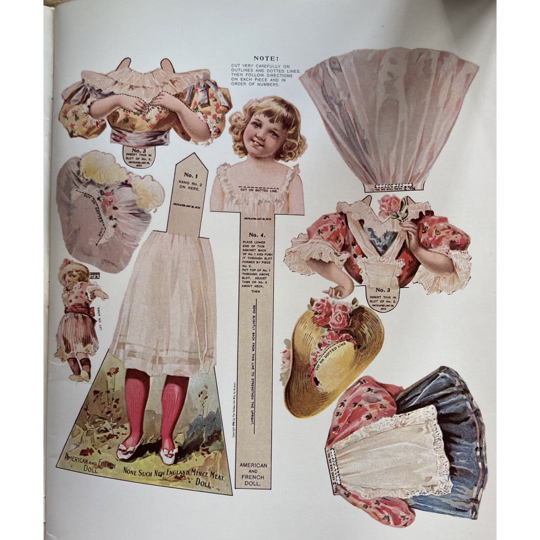 ANTIQUE  ADVERTISING PAPER DOLLS  エンタメ/ホビーの本(洋書)の商品写真