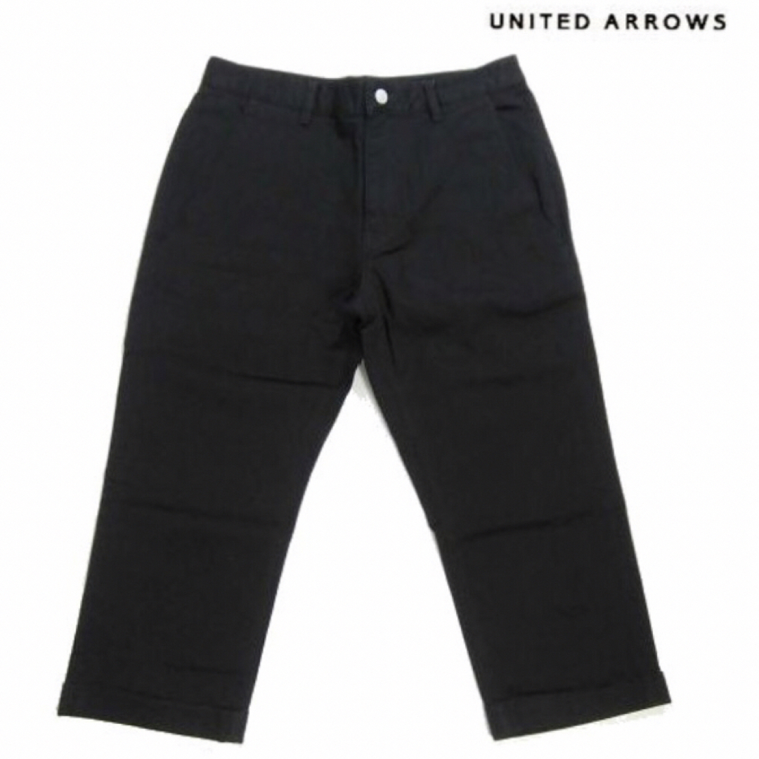 UNITED ARROWS(ユナイテッドアローズ)の【UNITED ARROWS／ユナイテッドアローズ 】クロップドパンツブラックM メンズのパンツ(その他)の商品写真