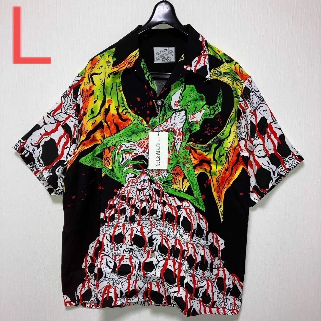 WACKO MARIA(ワコマリア)のL【WACKOMARIA】6周年NECKFACE SHIRT／新品タグ付／送料込 メンズのトップス(シャツ)の商品写真